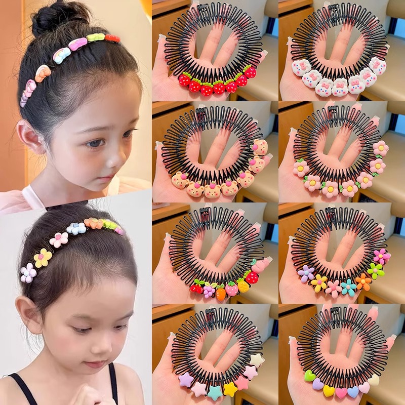 Hair Care Korean Products - Y2k estrela coração colorido pentes de