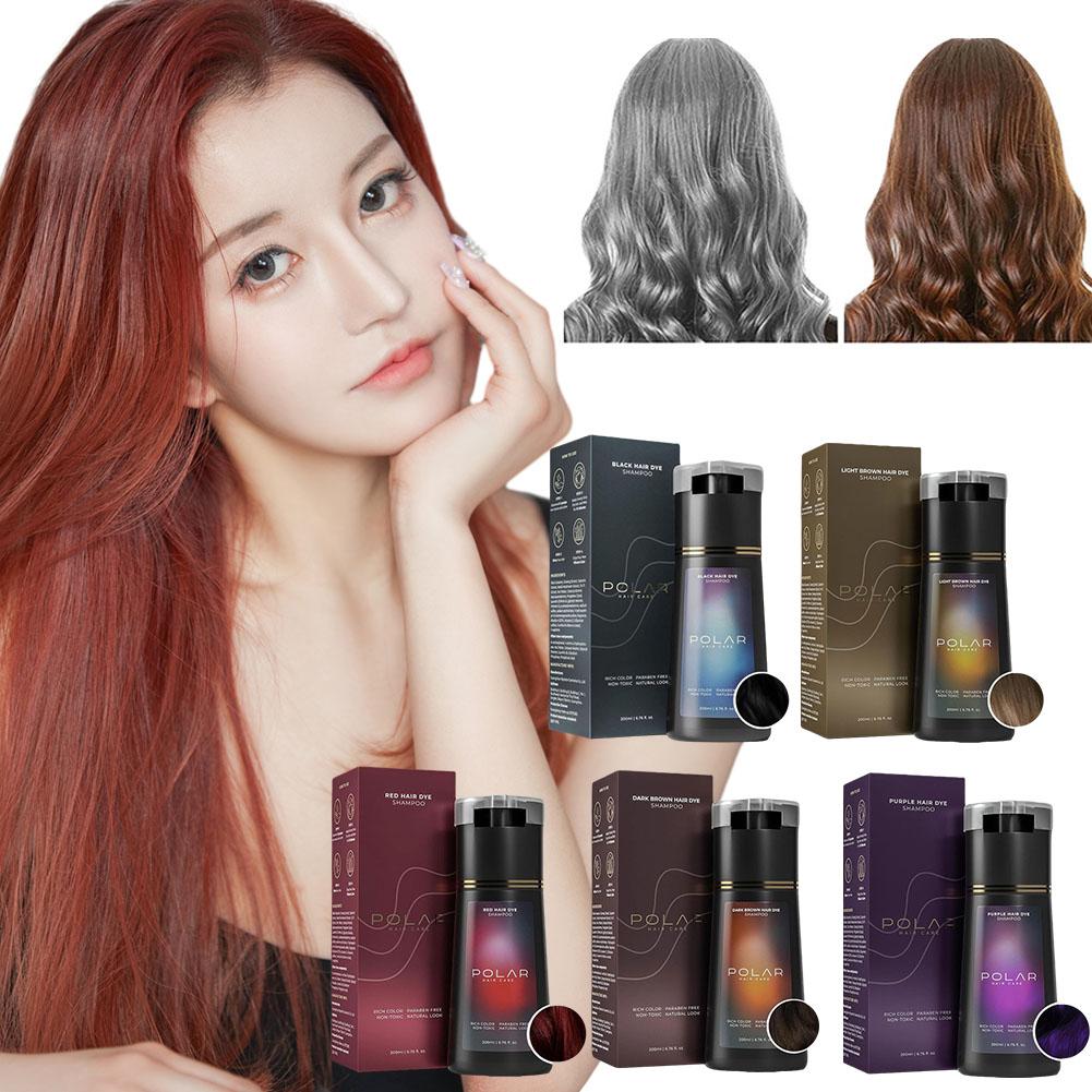 Hair Care Natural Ingredients - Shampoo colorido para lavar o cabelo,
