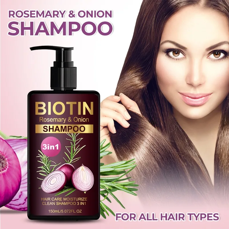 Shampoo BIOTIN de alecrim e ce - Hair Care Natural Ingredients avaliação e preço