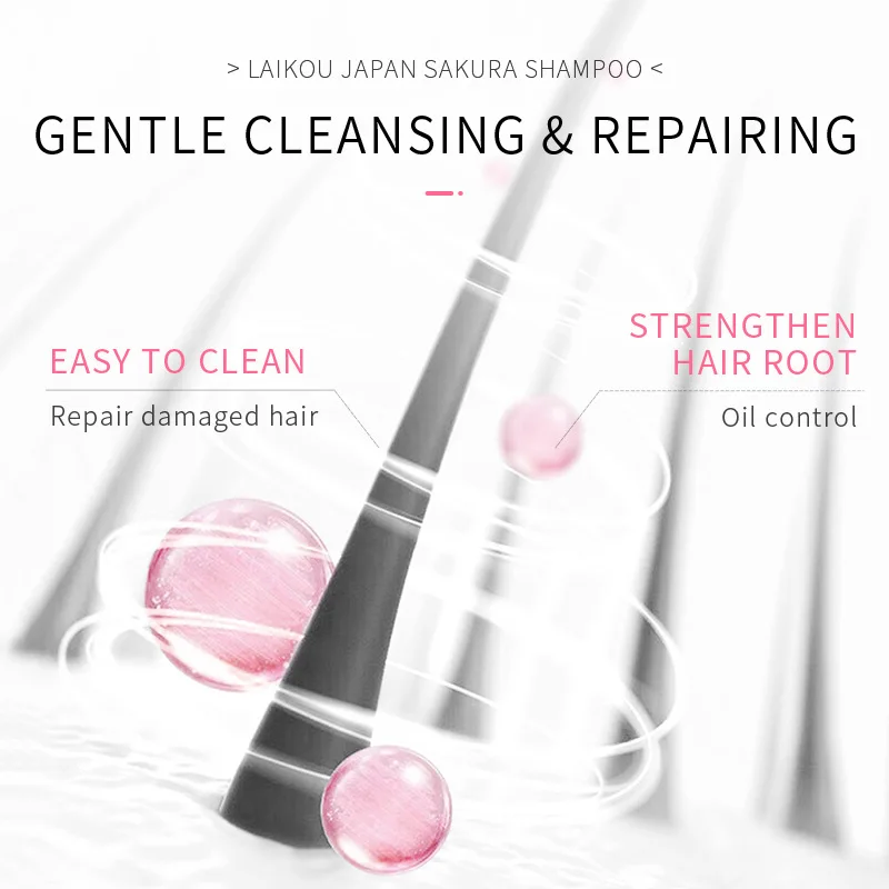 Laikou japão sakura shampoo re - Hair Care Dandruff avaliação e preço