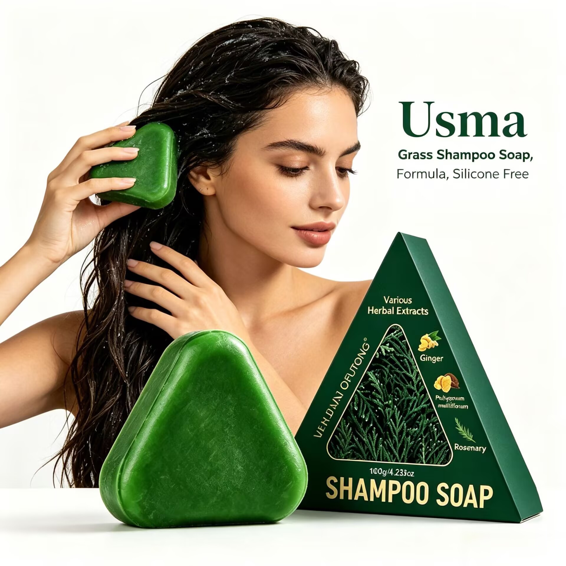 Novo Shampoo e Sabonete Usman  - Hair Care Dandruff avaliação e preço