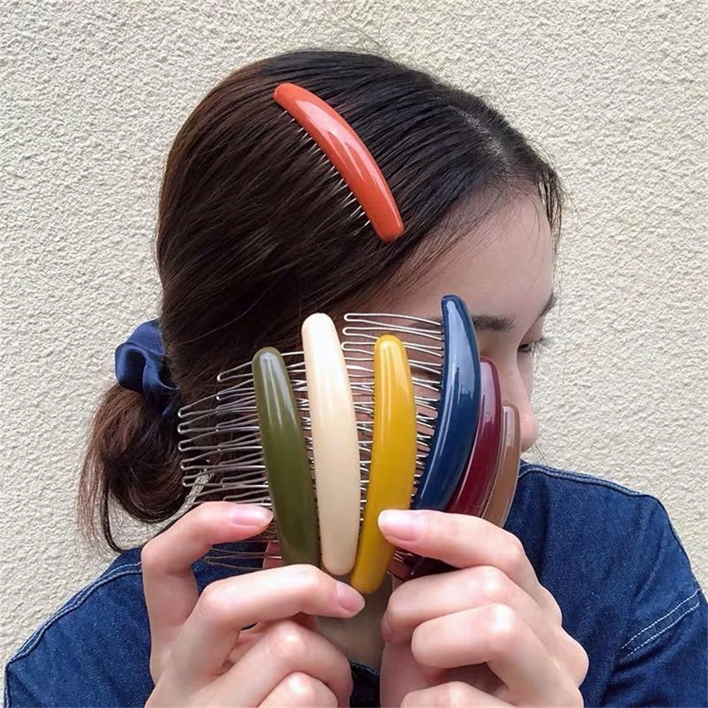 Cor sólida feminino banana pen - Hair Care Korean Products avaliação e preço