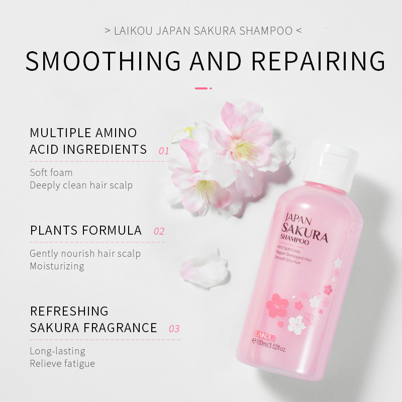 Laikou japão sakura shampoo re - Hair Care Korean Products avaliação e preço