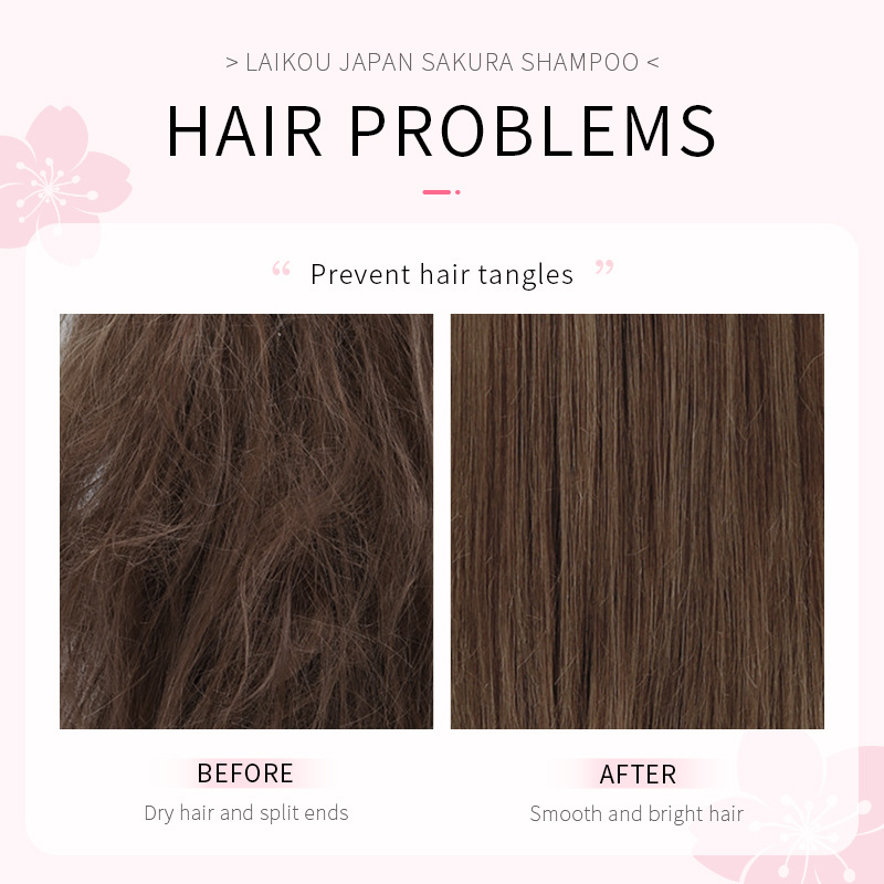 Laikou japão sakura shampoo re - Hair Care Korean Products avaliação e preço