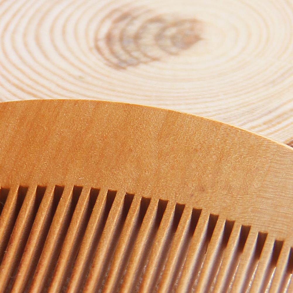 Pente de madeira de pêssego ma - Hair Care Dandruff avaliação e preço