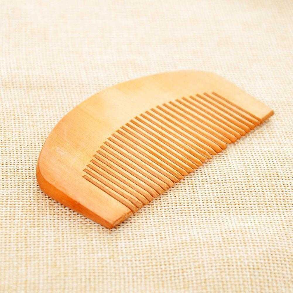 Pente de madeira de pêssego ma - Hair Care Dandruff avaliação e preço
